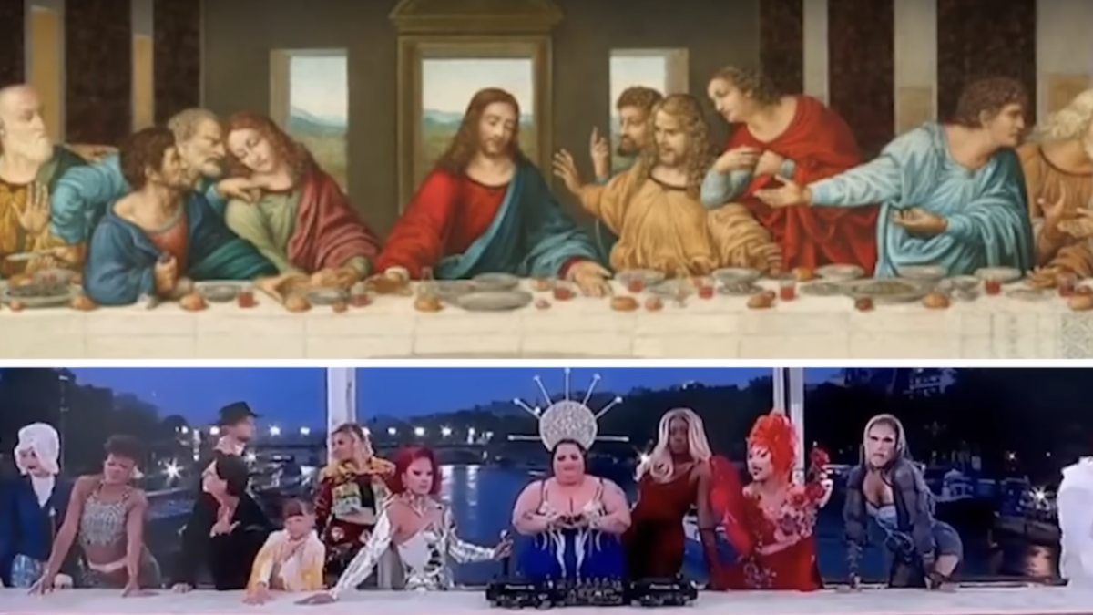 Last Supper drag queen parody